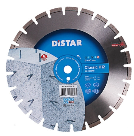 Круг алмазний вiдрiзний Distar 1A1RSS 404 Classic H12